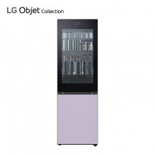 [LG] 오브제컬렉션 모던엣지 노크온 냉장고 349L 크림라벤더