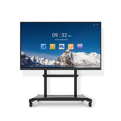 [프리즘코리아] 4K UHD 스마트 안드로이드 9.0 전자칠판 86인치 + 이동형 브라켓 포함