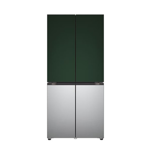 [LG] 디오스 오브제컬렉션 Fit&Max 냉장고 504L 그린/실버