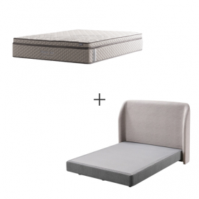 스프링에어 프레임 FG + 로얄스위트 탑퍼분리 하이브리드 매트리스