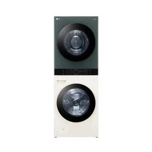 [LG] 트롬 오브제컬렉션 워시타워 세탁기 23kg + 건조기 20kg 네이처그린/네이처베이지