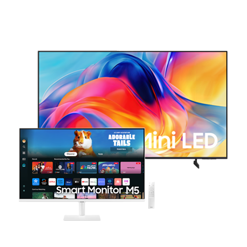 Mini LED TV 85인치 + M5 스마트 모니터 32인치 무빙패키지