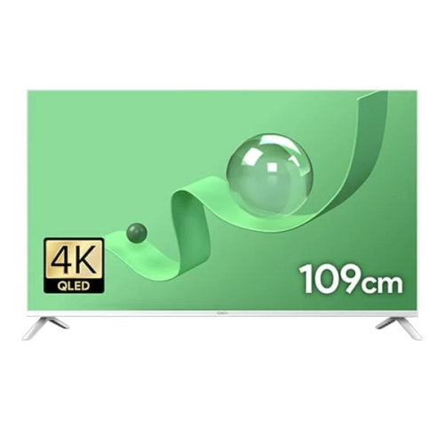 [더함] CHIQ 스마트 구글 5.0 OS 안드로이드 14 FHD TV 43인치 화이트