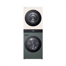 [LG] 트롬 AI 오브제컬렉션 워시타워 세탁기 23kg + 건조기 23kg 네이처그린/네이처베이지